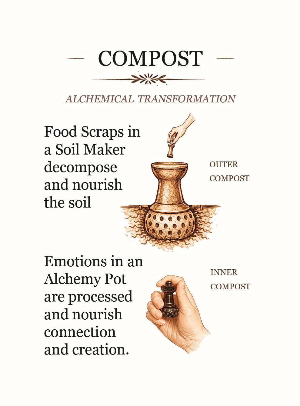 Presence - Alchemy Pot™ - White Marble (Foundation Series)